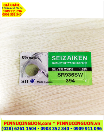 Seizaiken SR936SW 394, Pin đồng hồ 1.55v Silver Oxide Seizaiken SR936SW-Pin 394 chính hãng